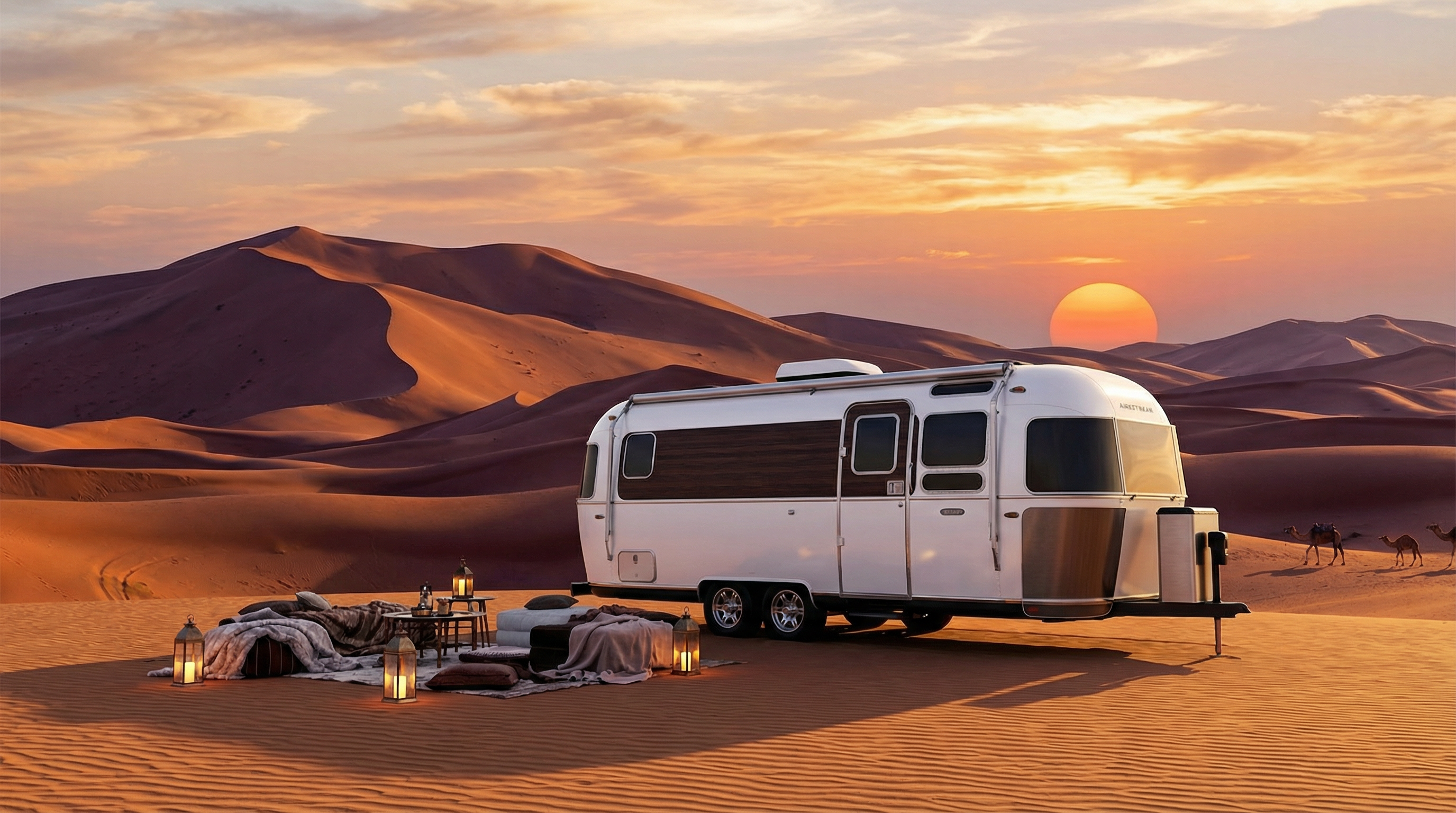 تأجير الكرافانات الفاخرة