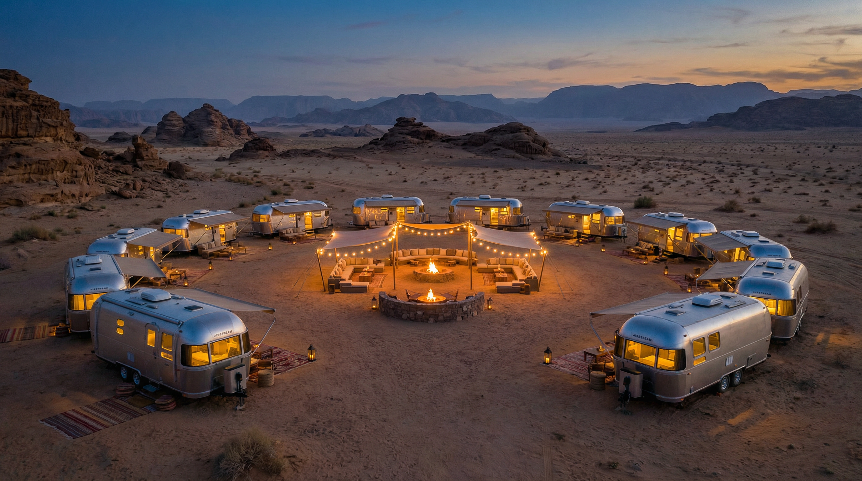 بناء المنتجعات الفندقية المتنقلة